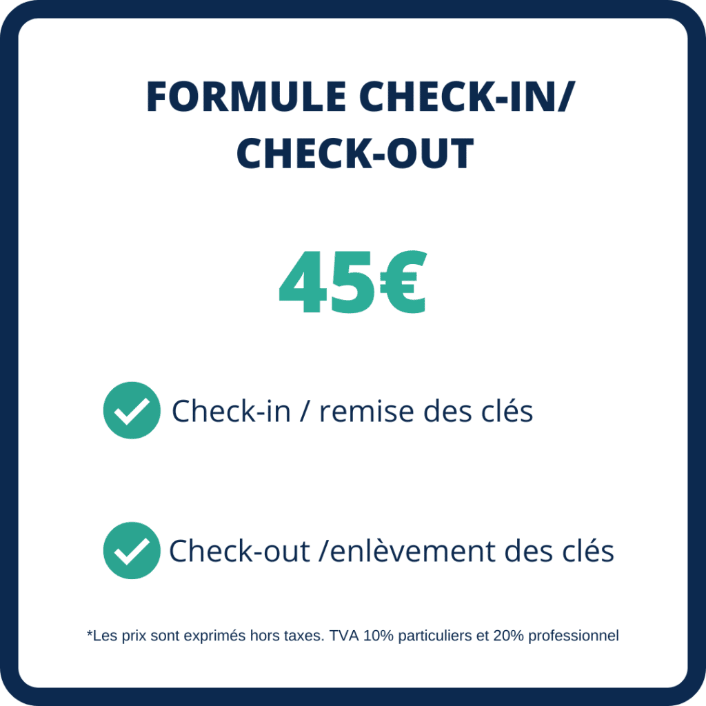 Formule check-in/check-out